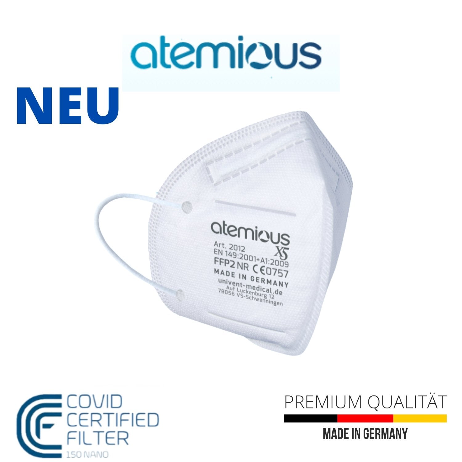 ATEMIOUS PRO X5 UNIVENT MEDICAL GMBH (ZERTIFIZIERT IN ROSENHEIM) - metcomgmbh
